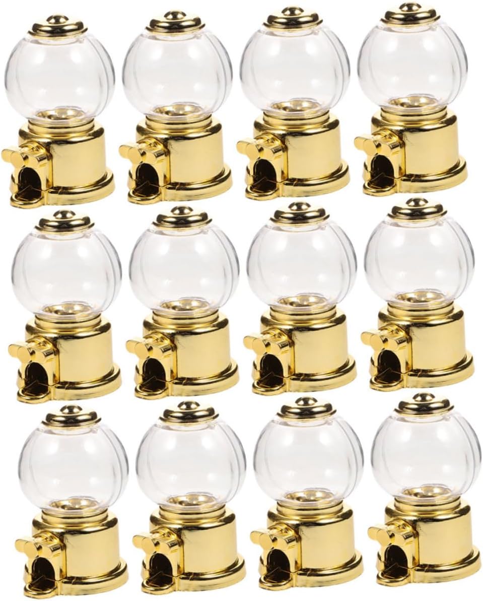 Cabilock 12Pcs Compact Gumball Dispenser for Parties and Weddings