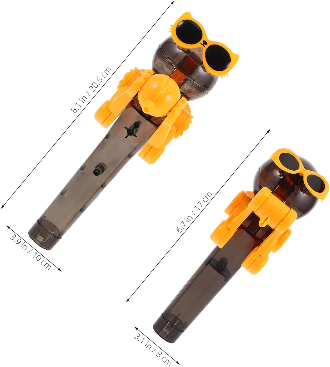 2pcs Cartoon Robot Lollipop Candy Holder for Halloween Party