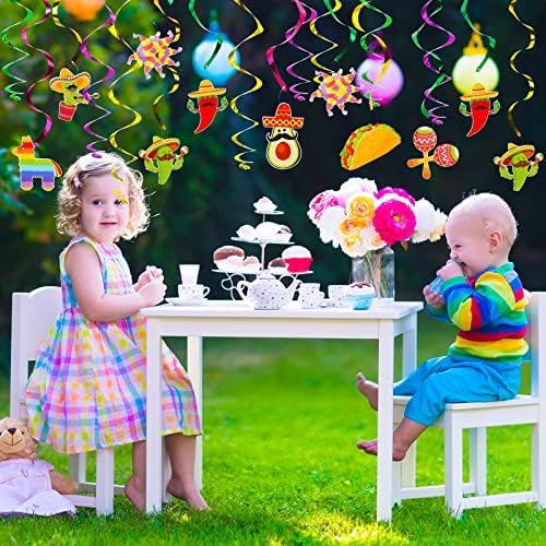 Boao Party Tablecloth with Foil Decorations 52x102 Inches