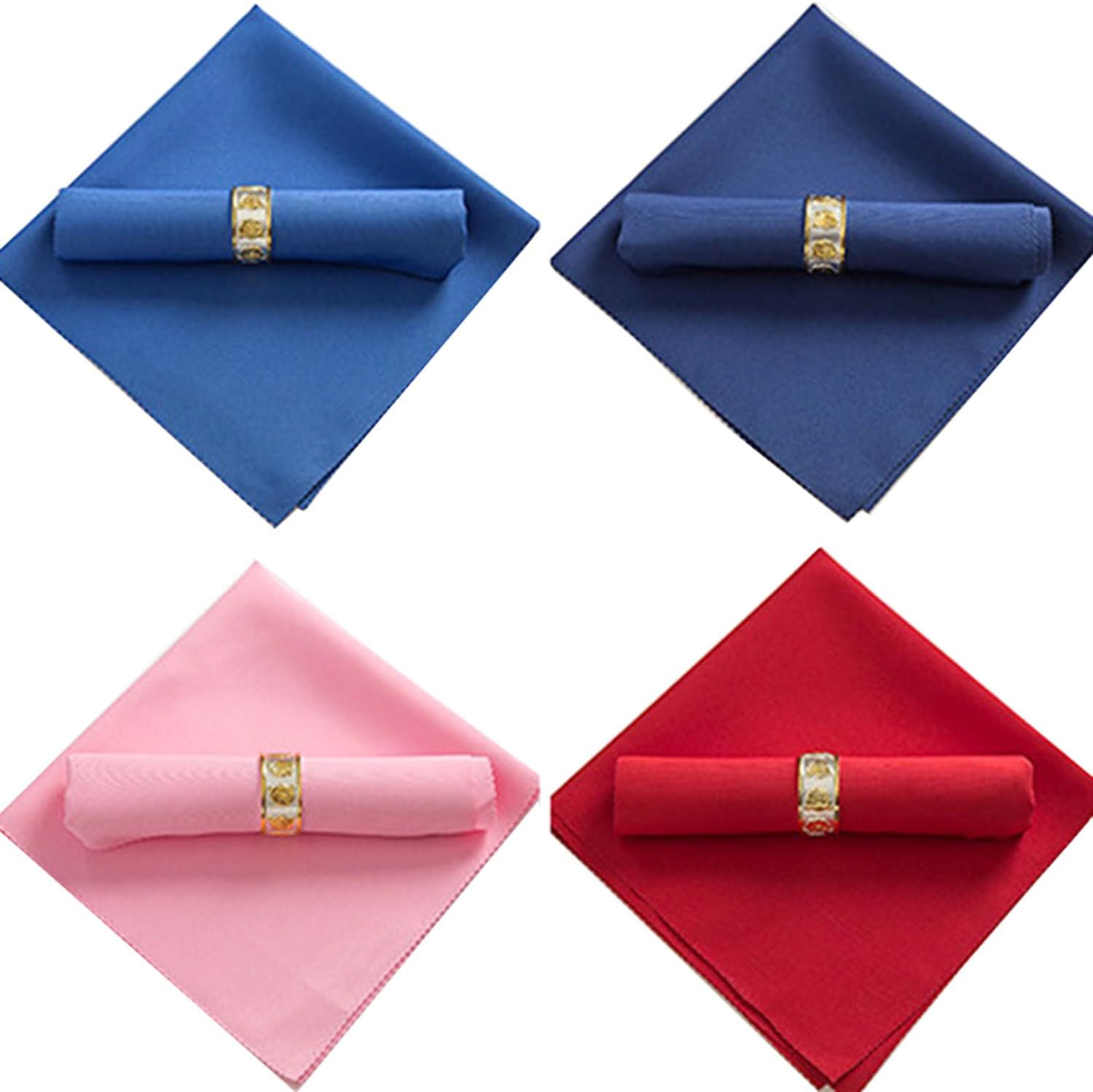 Polyester Tablecloth Multicolour Pack of 8 PCS Set
