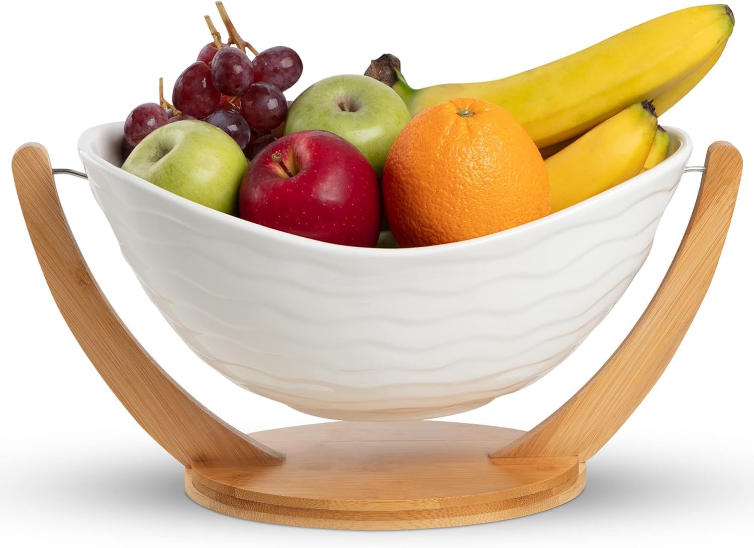 Modern 13 Footed Ceramic Fruit Bowl for Home Decor