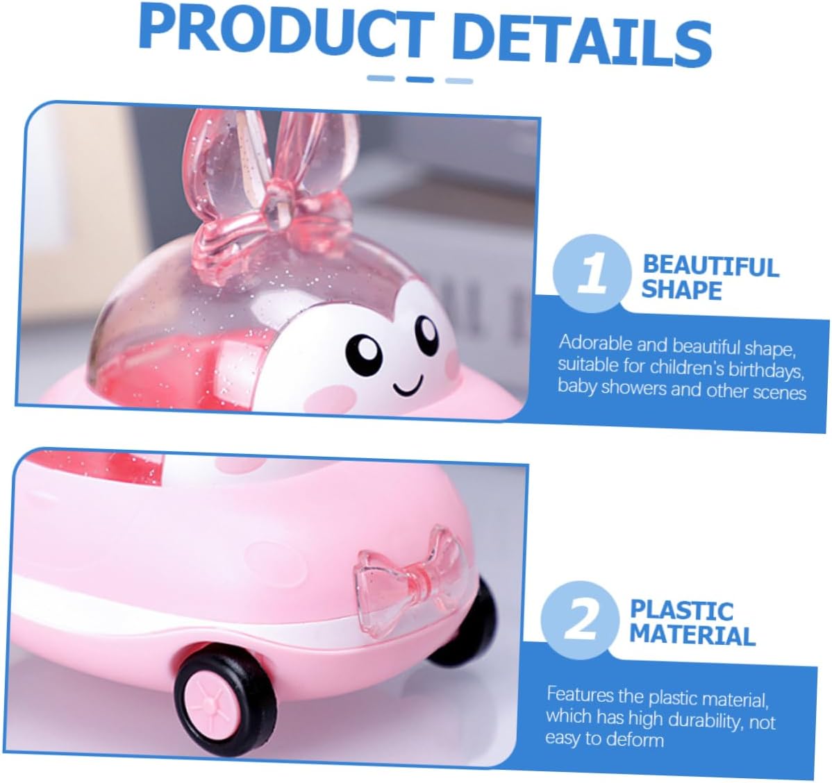 Shower Candy Box Cartoon Car Design for Boys and Girls Birthday Parties and Showers