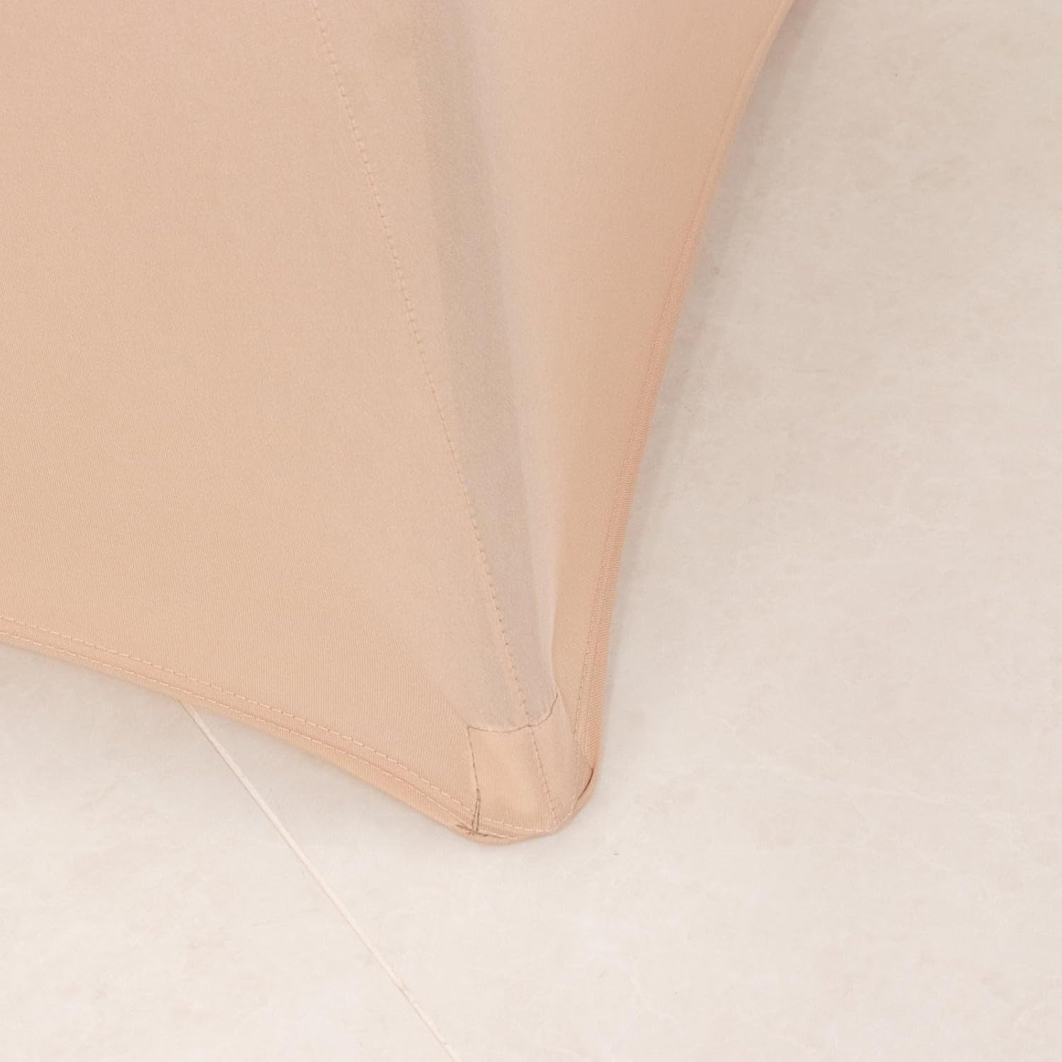 Balsa Circle 36-Inch Nude Cocktail Spandex Tablecloth