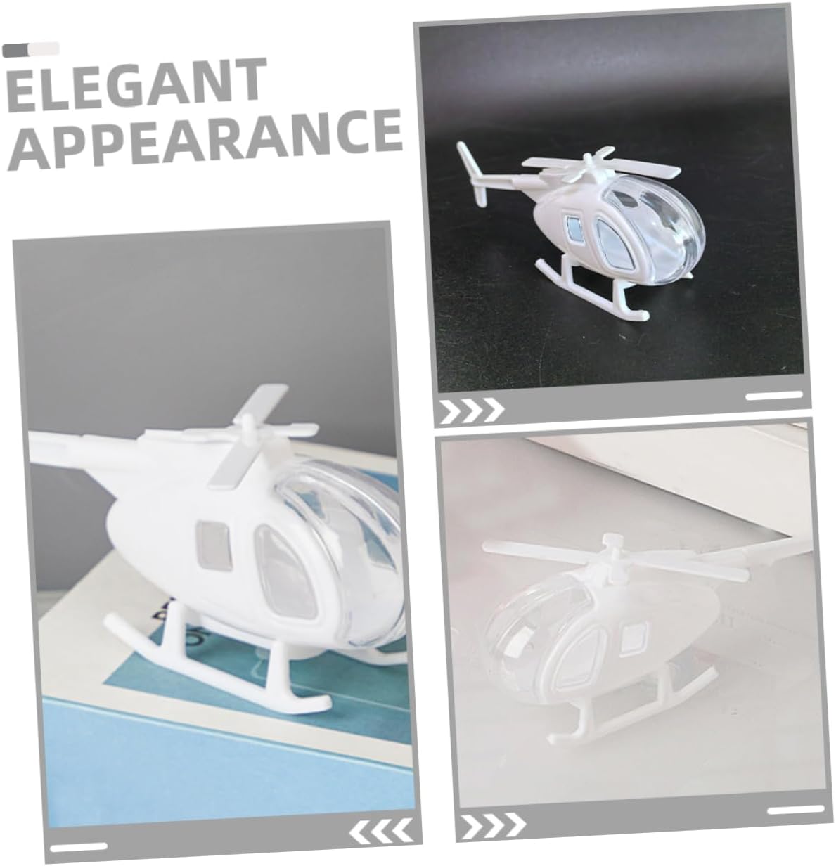12pcs Transparent Airplane Candy Boxes for Snacks and Treats
