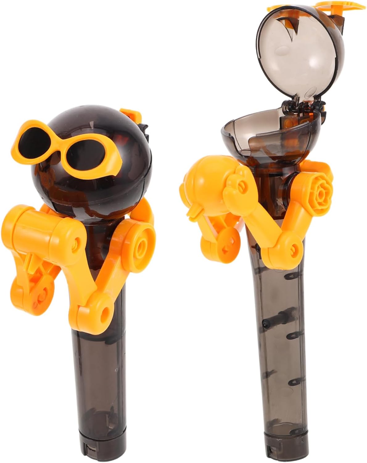 Luxshiny 2pcs Robot Lollipop Holder Candy Server for Kids