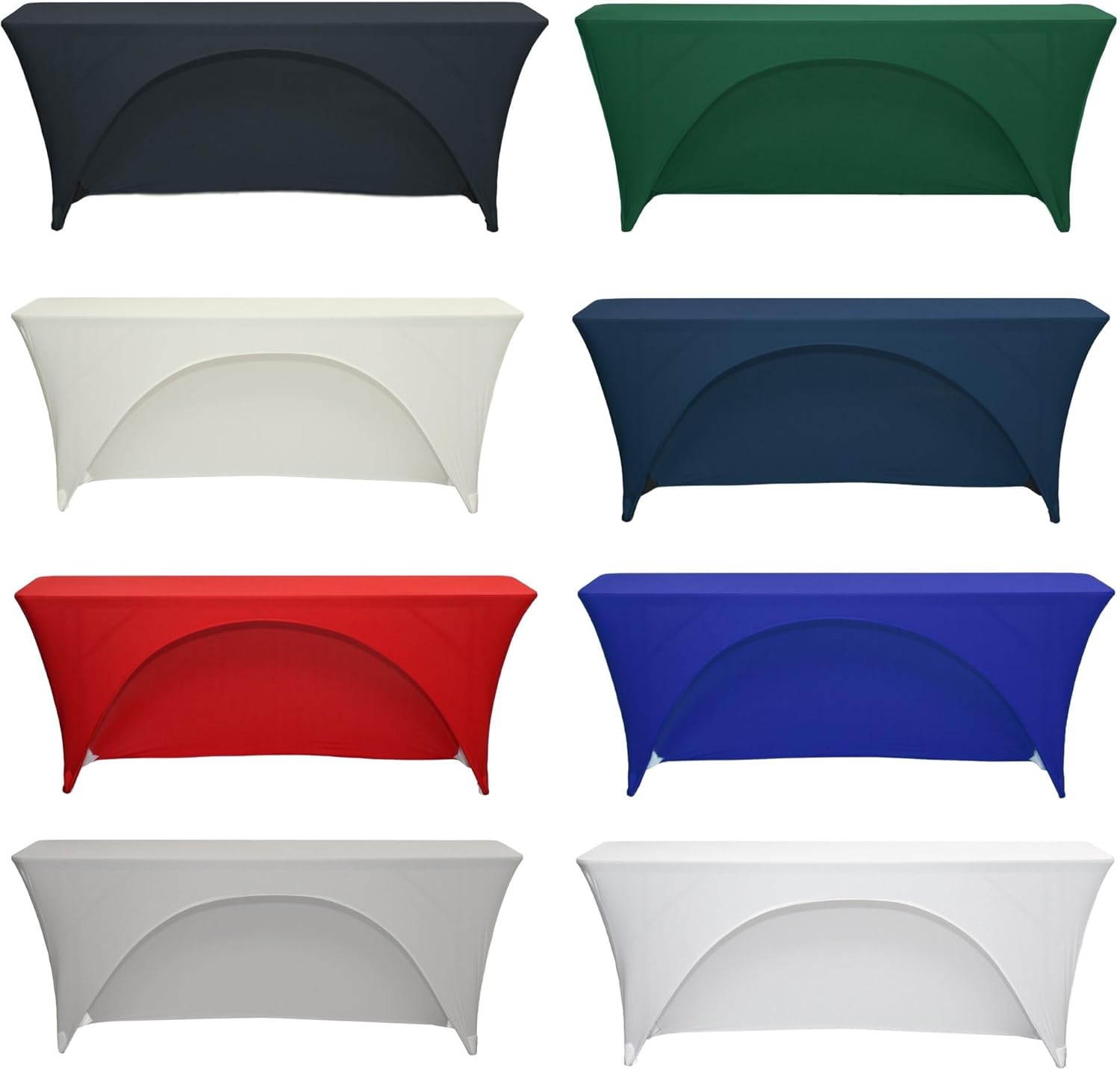 Your Chair Covers - Black Spandex 6 Ft x 18 Inches