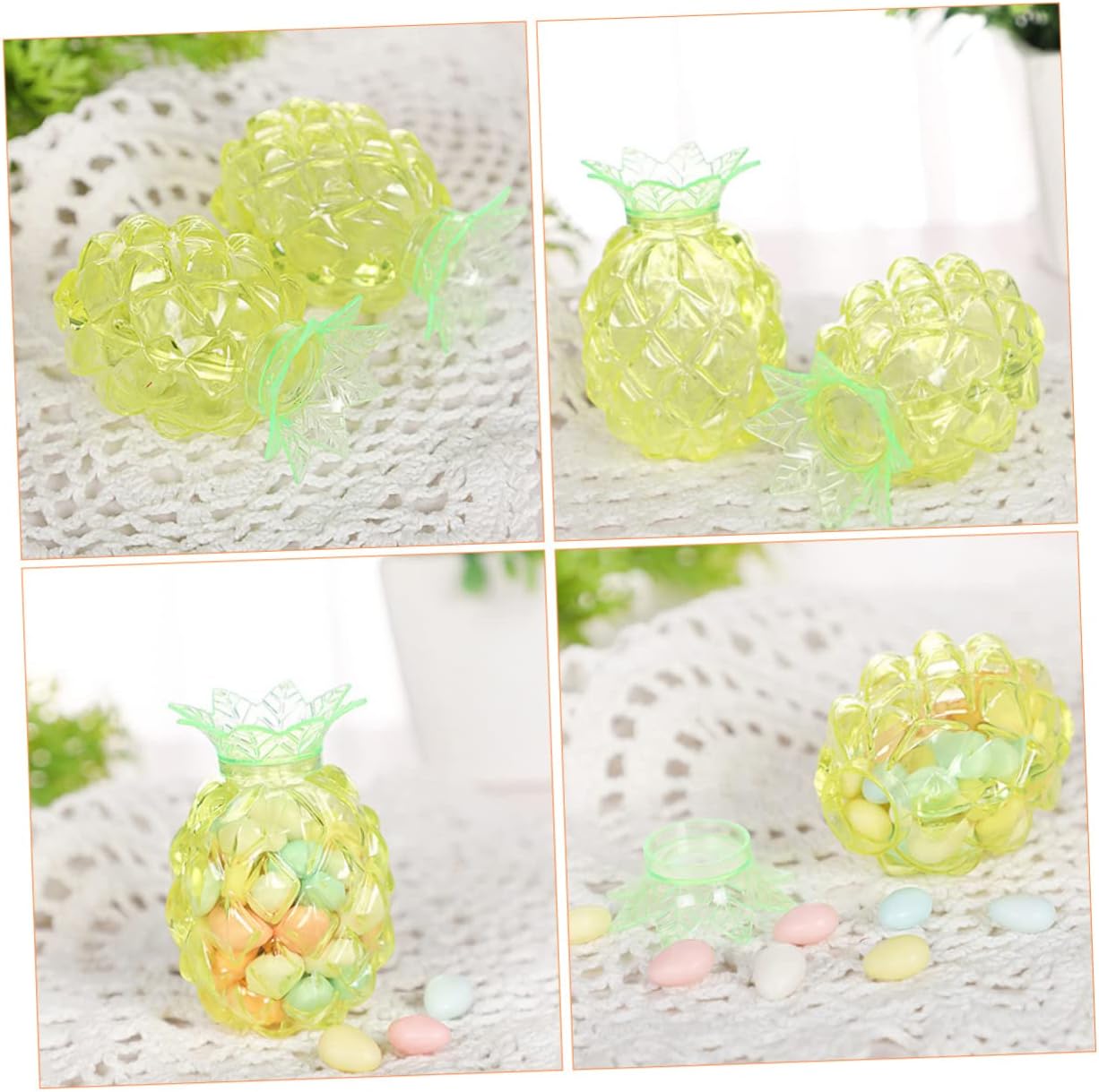 20pcs Pineapple Candy Box Hawaiian Party Favors