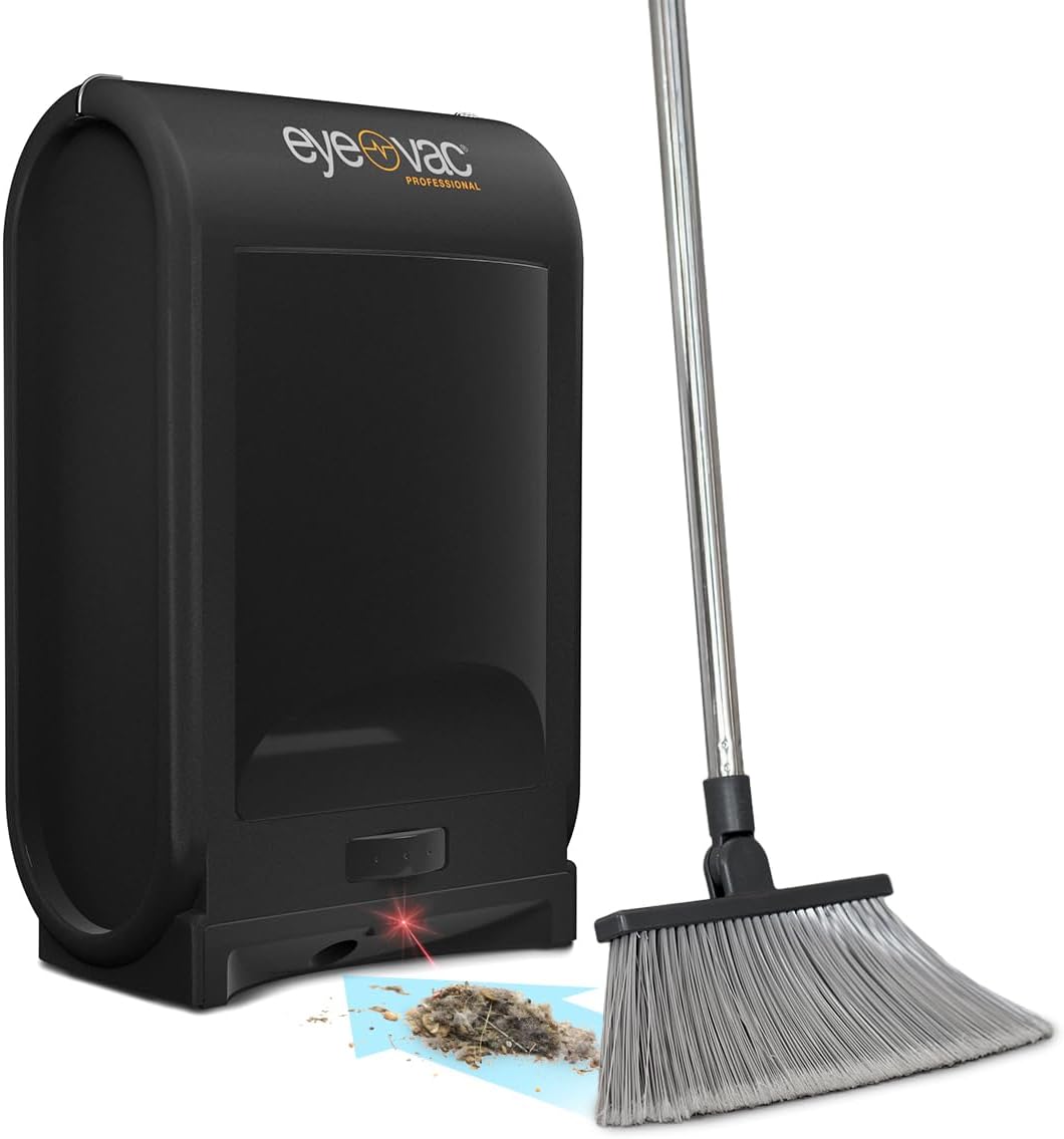 EyeVac Pro Touchless Vacuum - 1400 Watt Powerful Canister Black