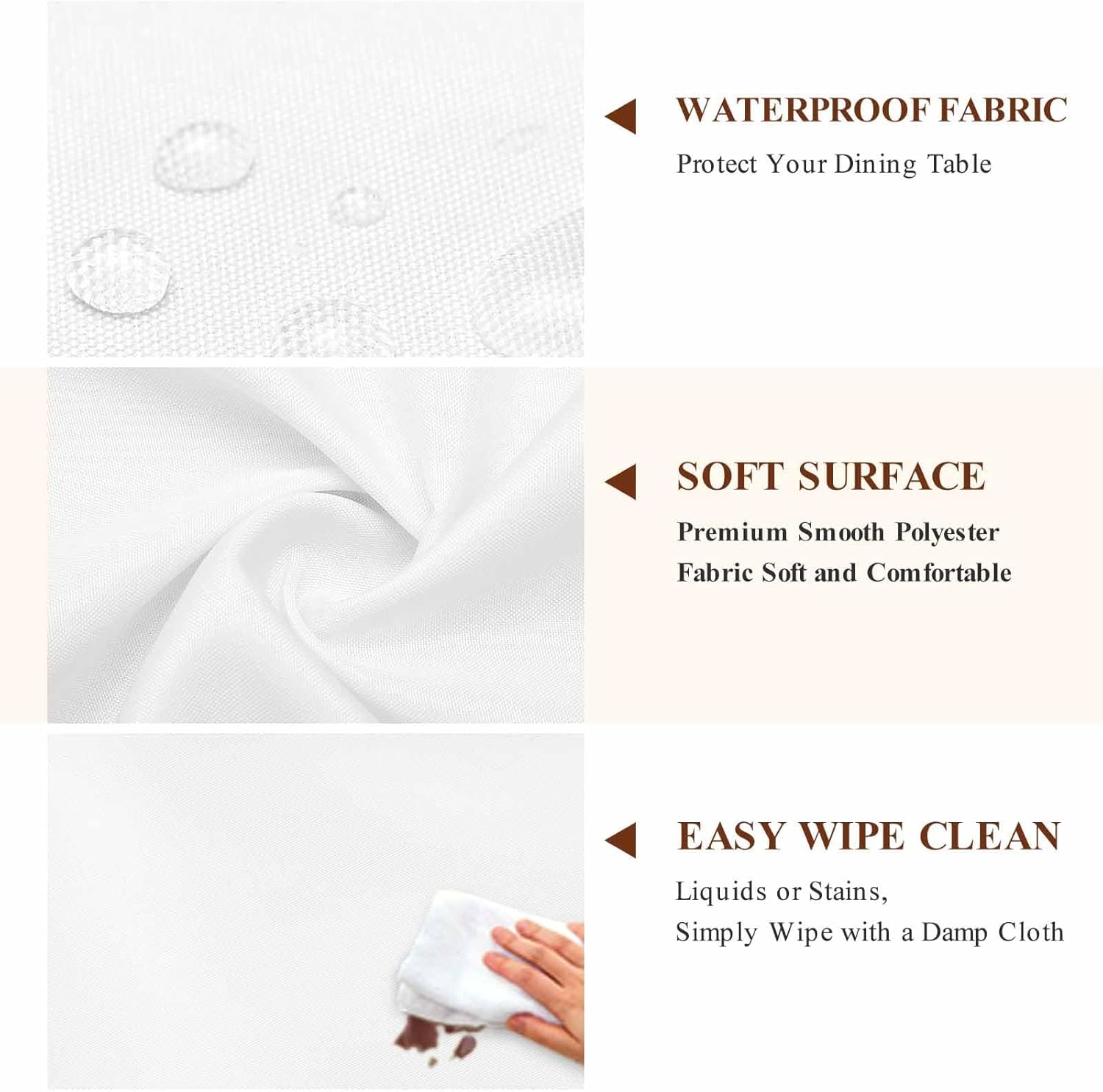 Falaniique Watercolor Floral Round Tablecloth 45-54 Inch