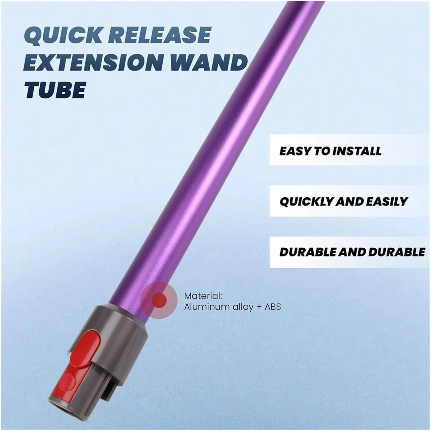 Quick Release Extension Wand Tube for Dyson V7 V8 V10 V11