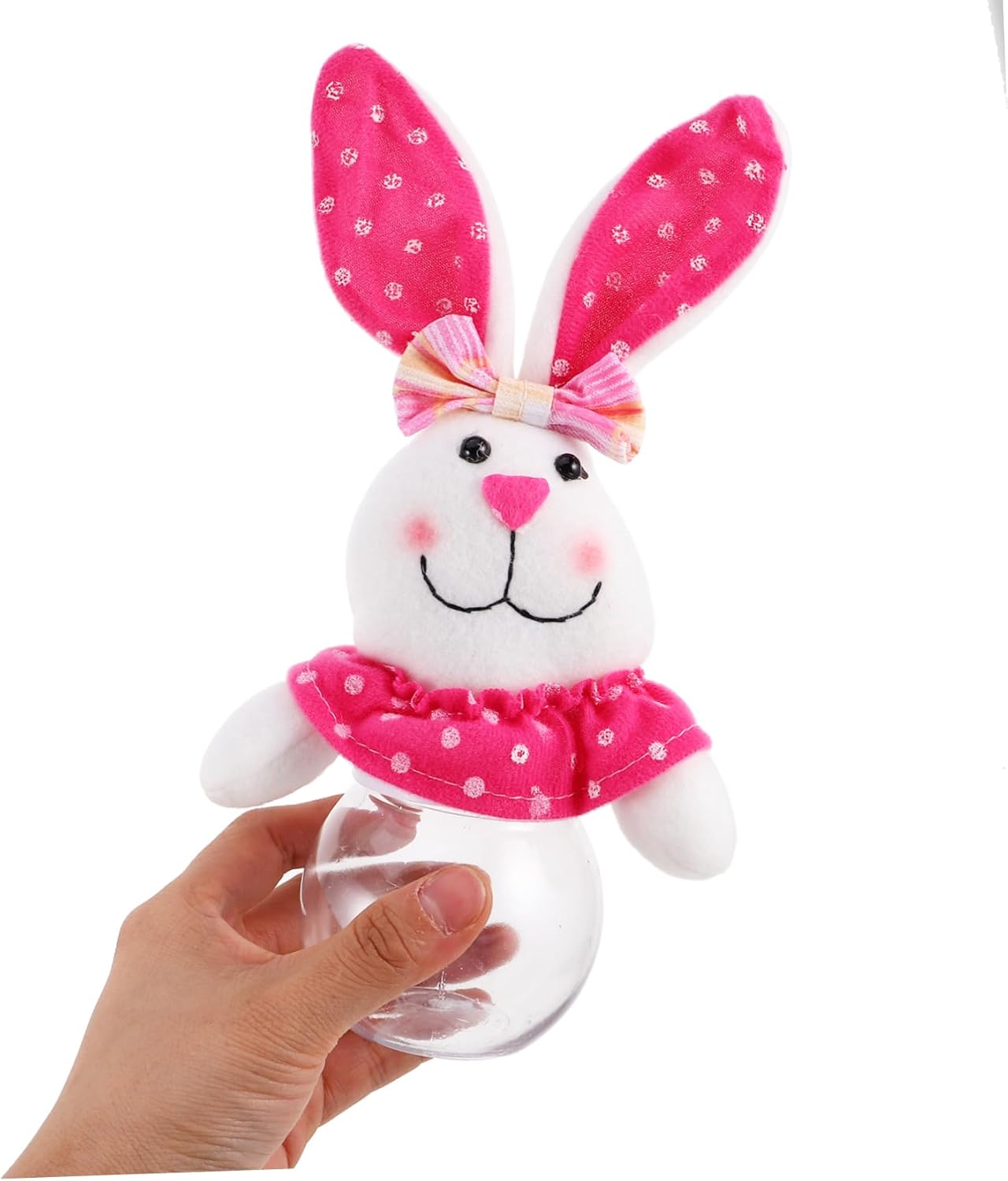 Kisangel Easter Bunny Candy Jar with Airtight Lid