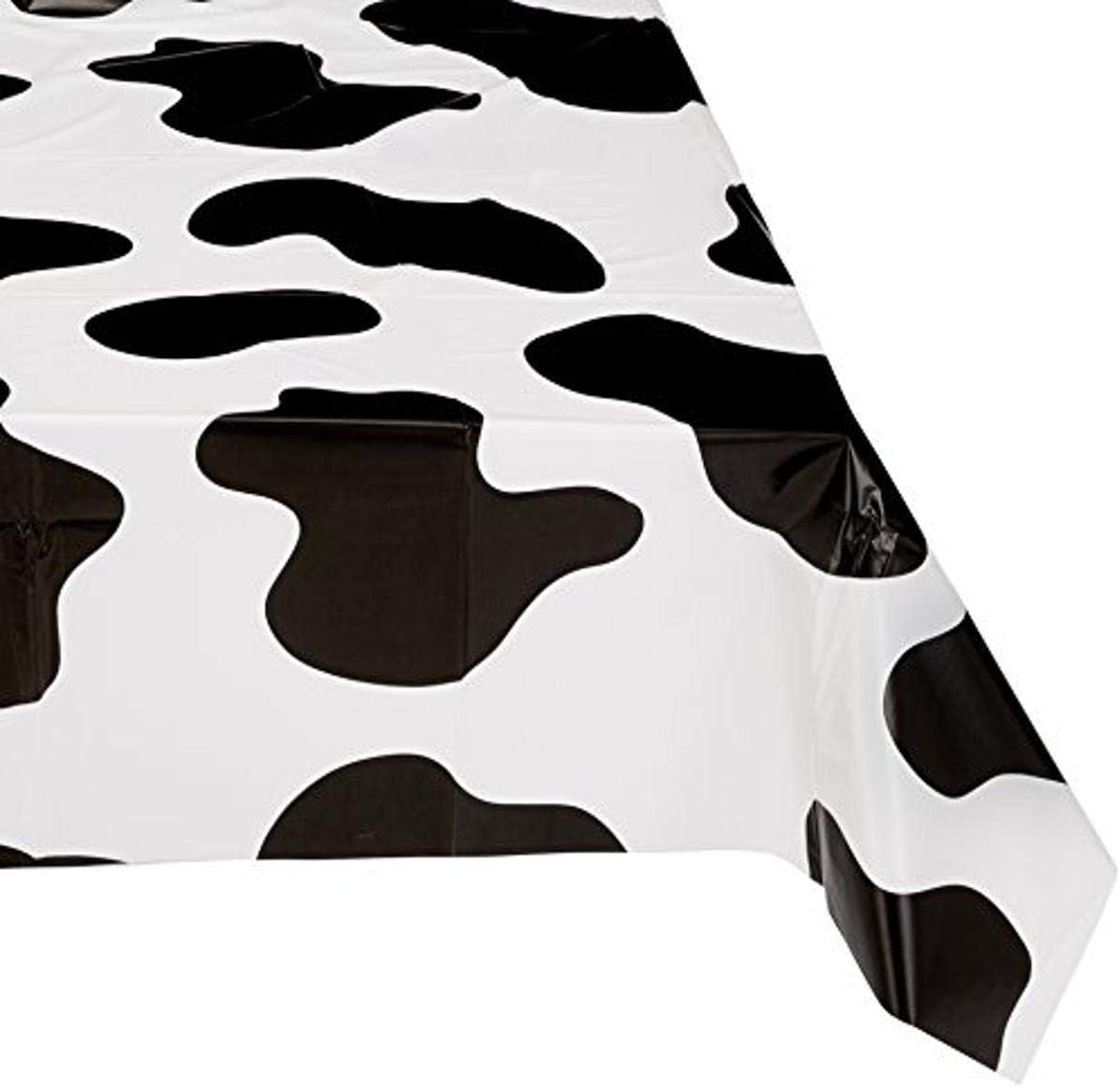 Rhode Island Novelty Cow Print Plastic Tablecloth 54x72