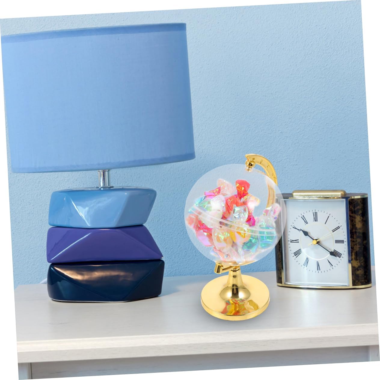 5Pcs Globe Shape Candy Boxes Mini Round Storage Containers Decorative Treat Holders for Parties