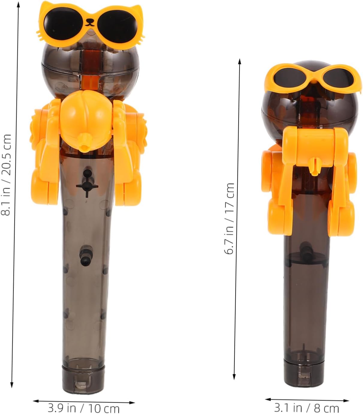 Luxshiny 2pcs Robot Lollipop Holder Candy Server for Kids