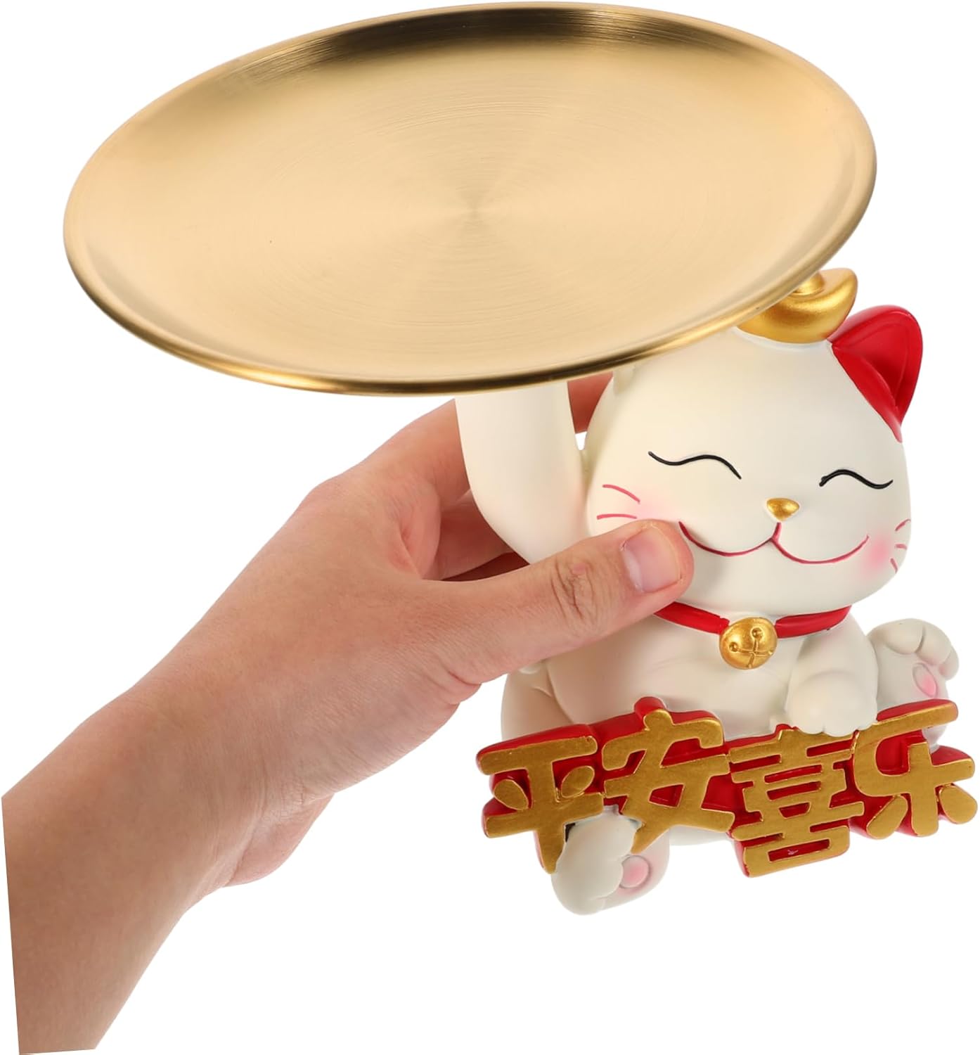 Cabilock Christmas Cat Key Bowl Entryway Decor