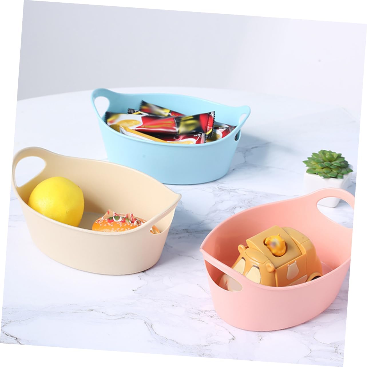 PRETYZOOM 4pcs Halloween Candy Storage Baskets for Home and Party Decor