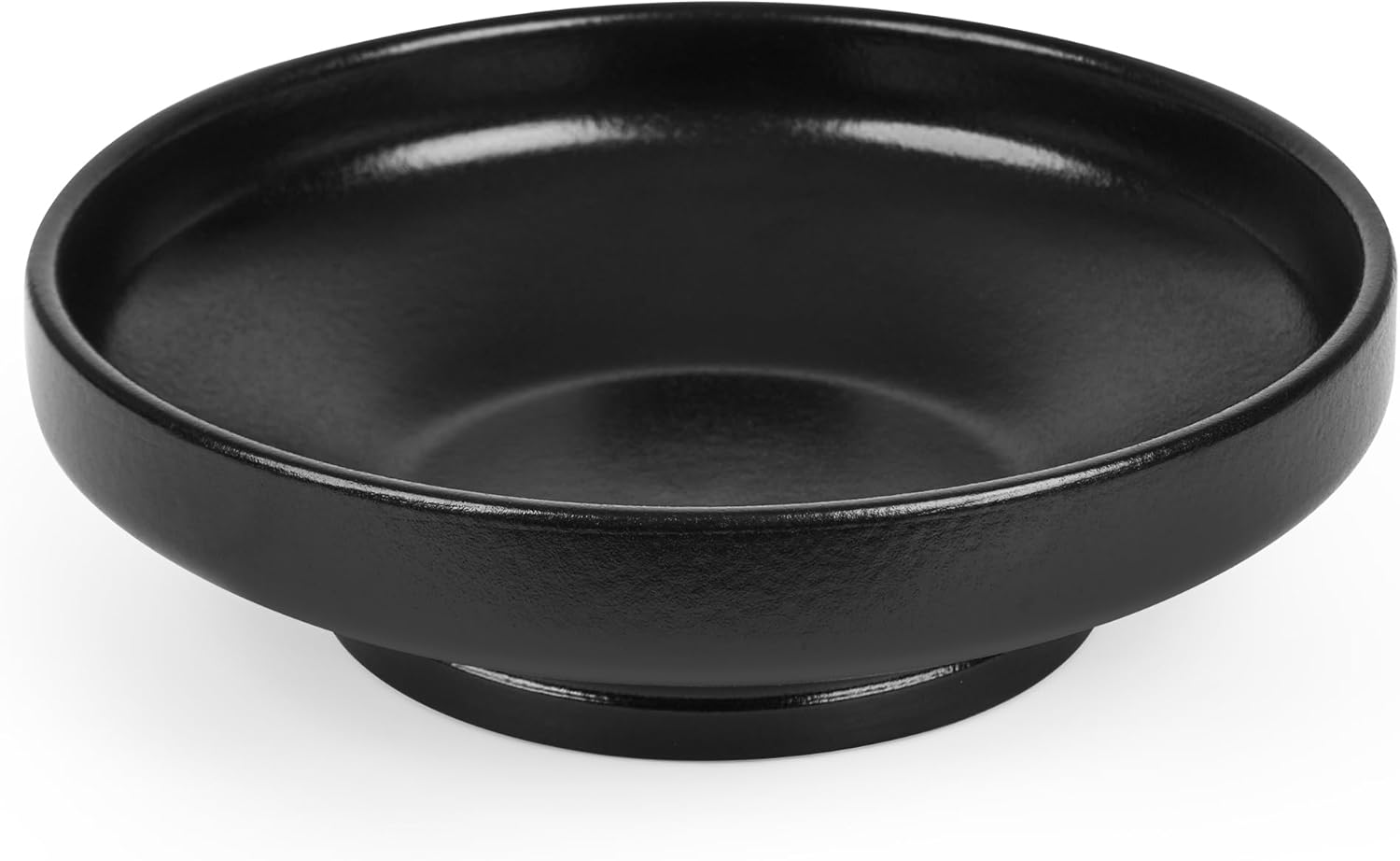 SLIVOUS Ceramic Fruit Bowl 102 Inch Black