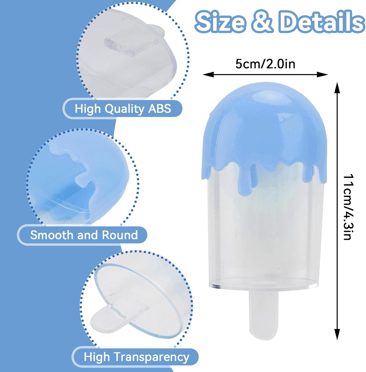 Ice Cream Shaped Candy Boxes 12Pcs Wedding Party Supplies