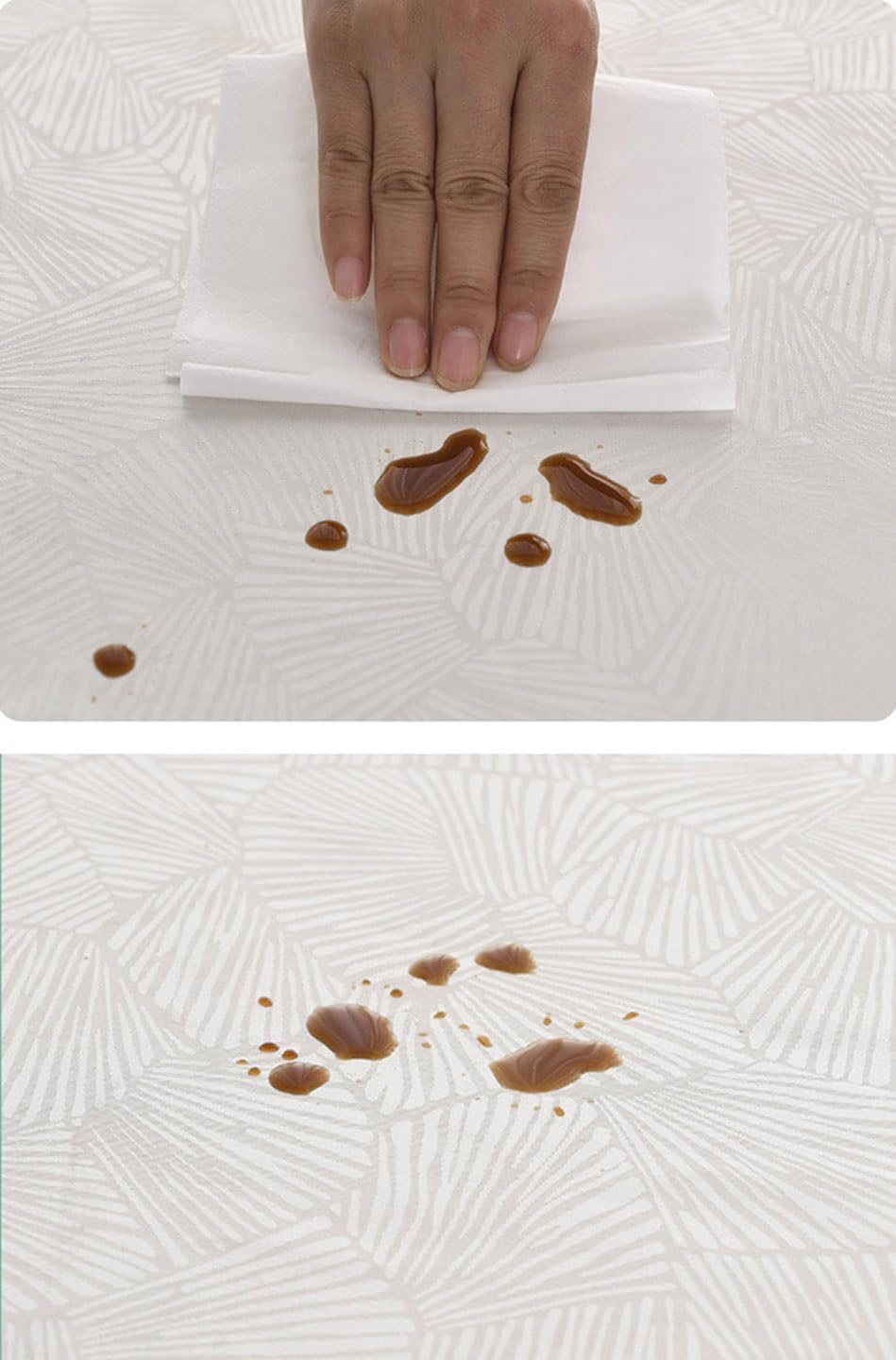 FANIVIN Polyester Round Tablecloth 60cm Multicolour Waterproof