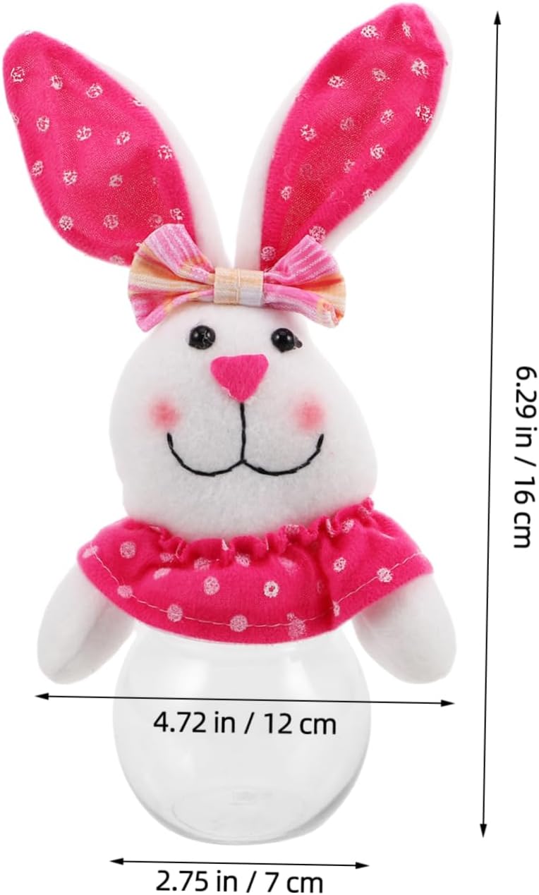 Garneck Easter Bunny Candy Jar for Parties and Celebrations