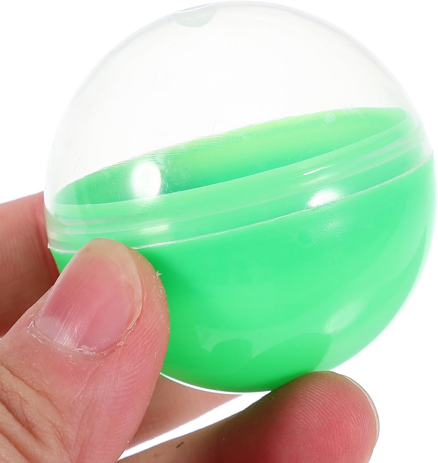 50pcs Empty Gumball Machine Capsules Plastic Ball Candy Container Mini Party Favor Egg for DIY Craft