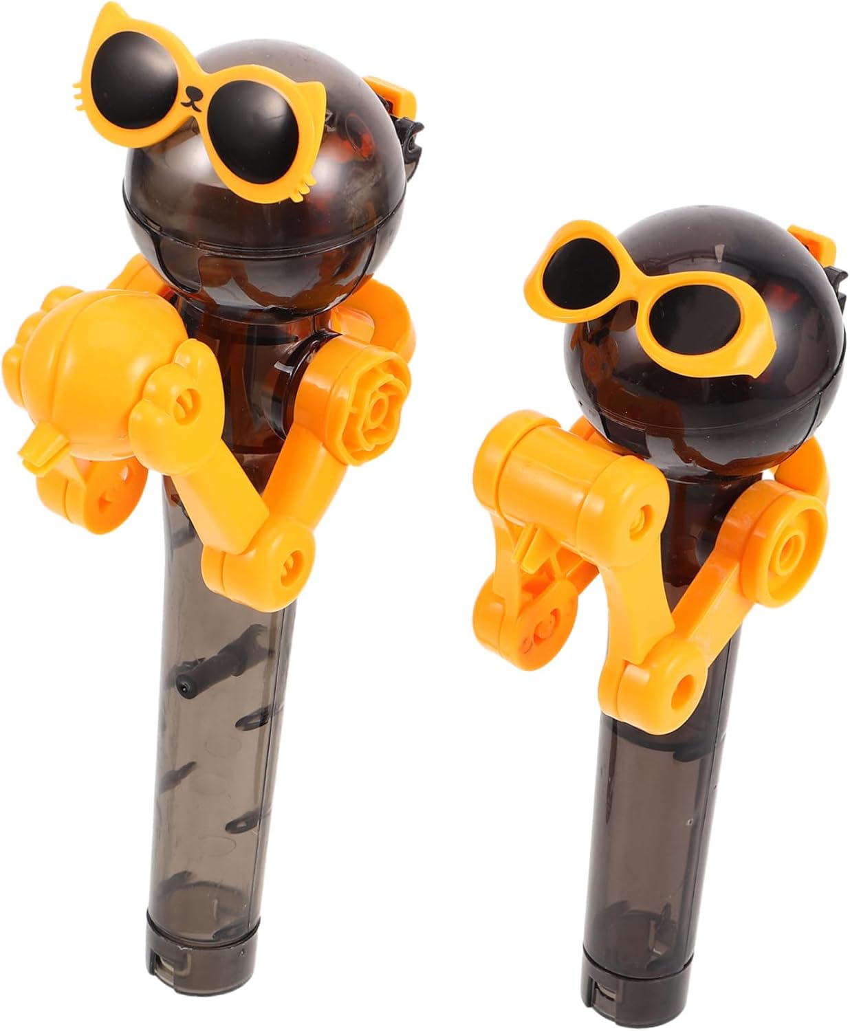 2pcs Cartoon Robot Lollipop Candy Holder for Halloween Party