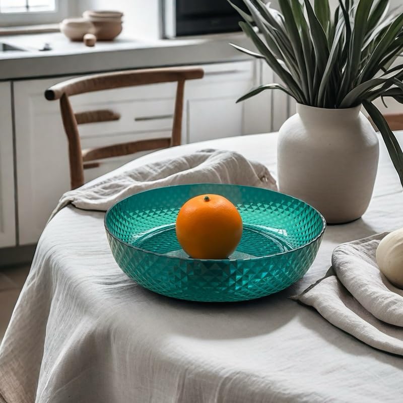 Zcooooool Fruit Bowl Stylish Food Grade Plastic Durable Fruit Basket