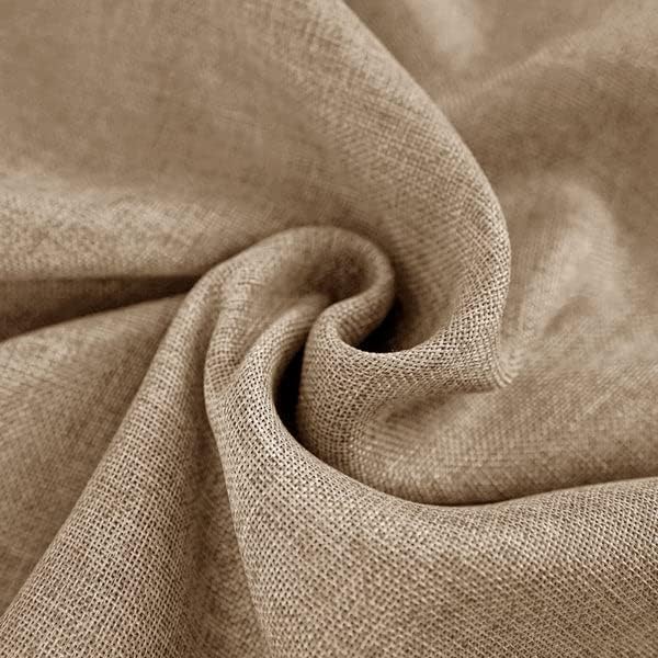 Balsa Circle 120 Inch Round Faux Burlap Tablecloth