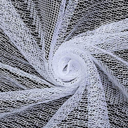 BalsaCircle 108-Inch White Lace Round Tablecloth for Weddings and Events