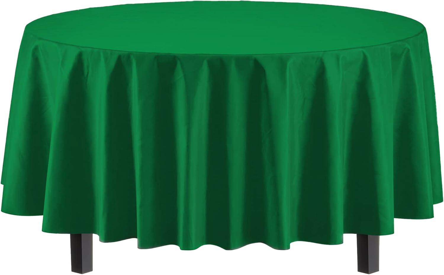 Party Solids 6-Pack Emerald Green Tablecloth