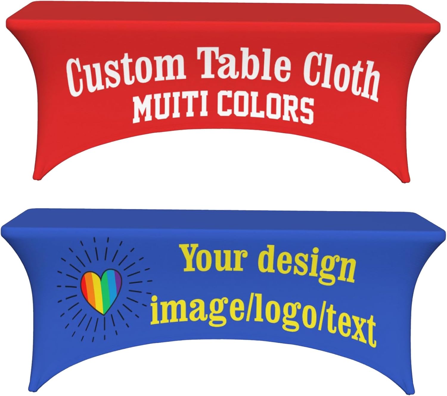 Custom Spandex Tablecloth with Logo 6FT Rectangular
