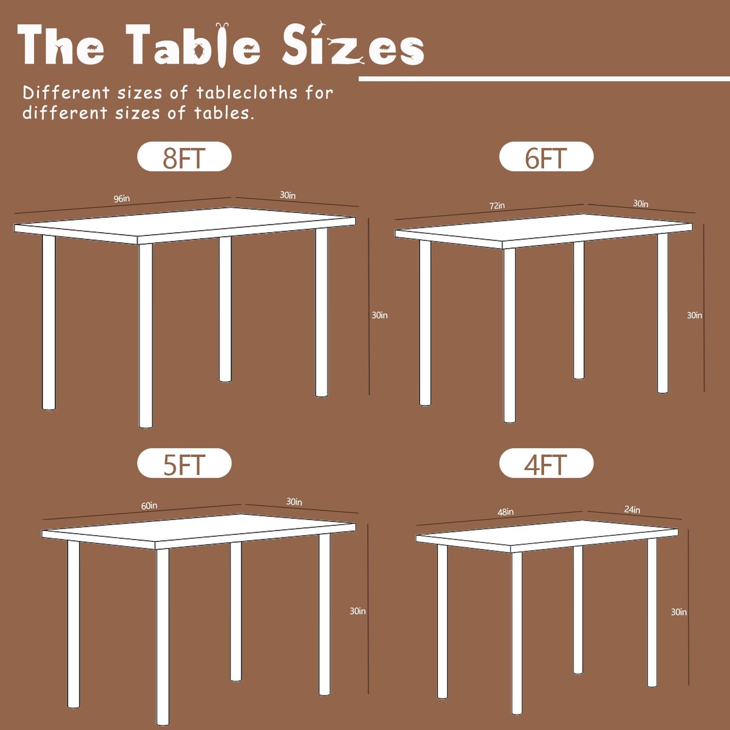 Custom Table Cloth with Business Logo for Events