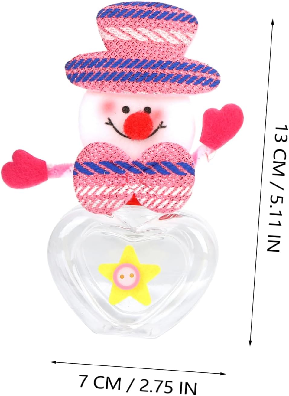FOMIYES 12 Pcs Clear Candy Jar Christmas Party Favors