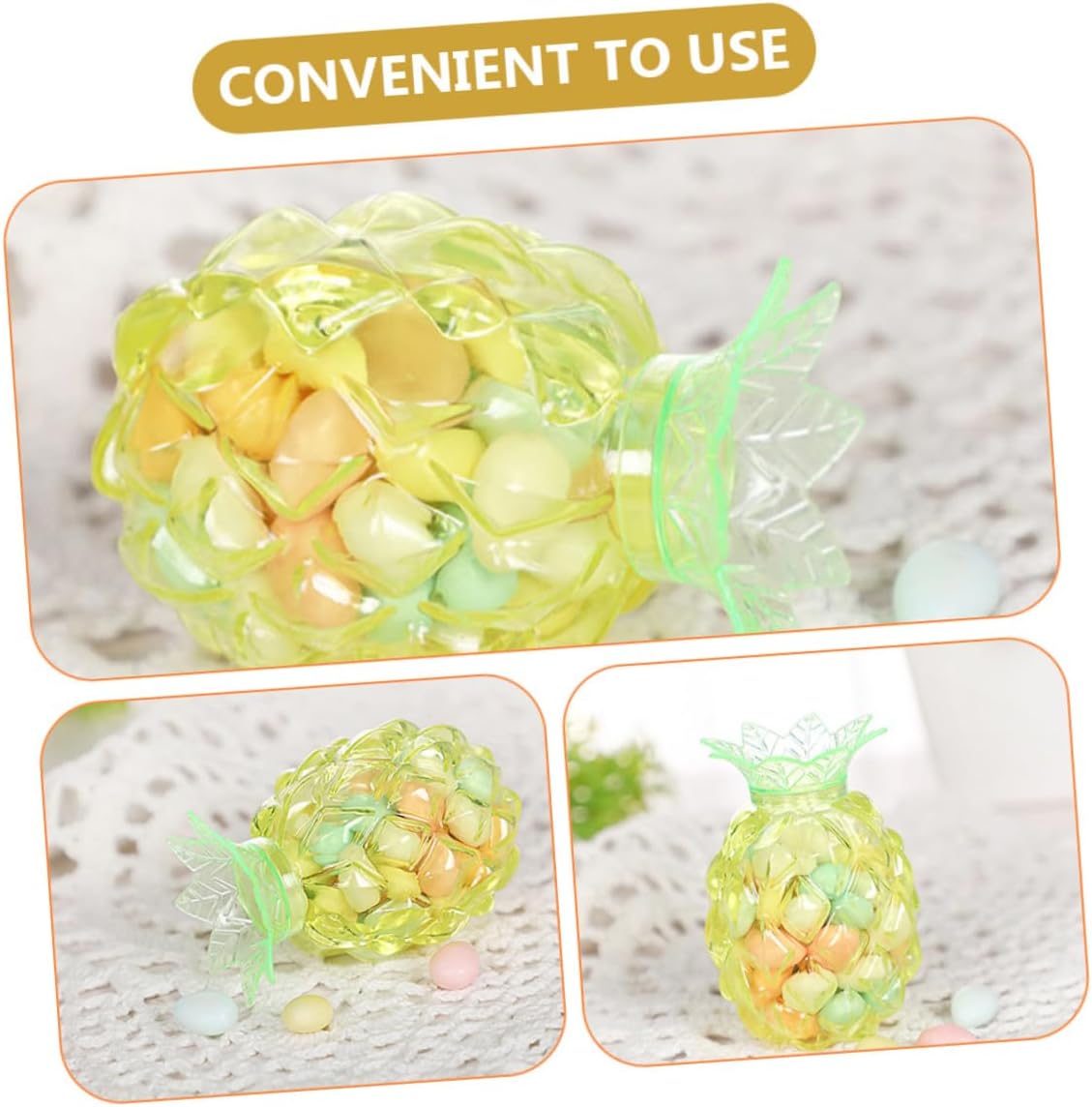 20pcs Pineapple Candy Box Hawaiian Party Favors