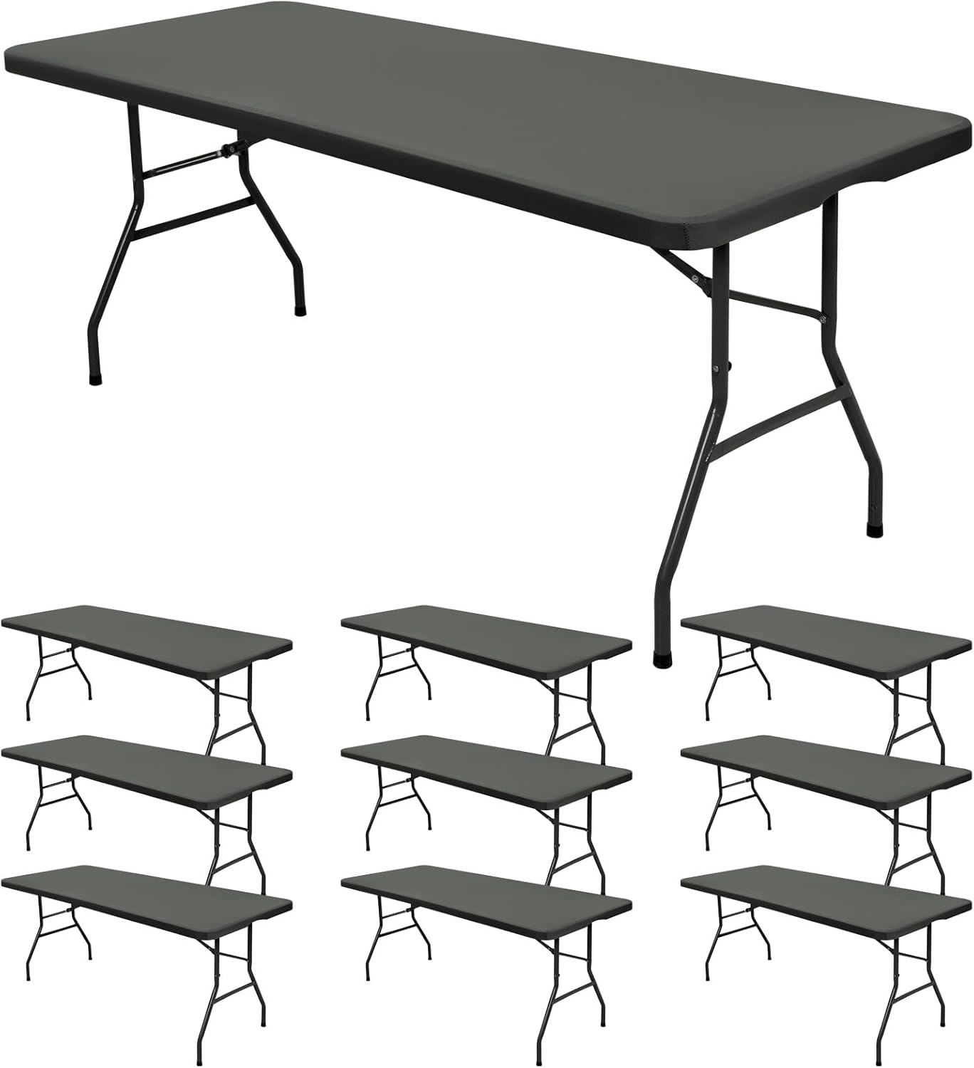 10 Pack Stretch Table Covers for 8 Tables Washable and Durable