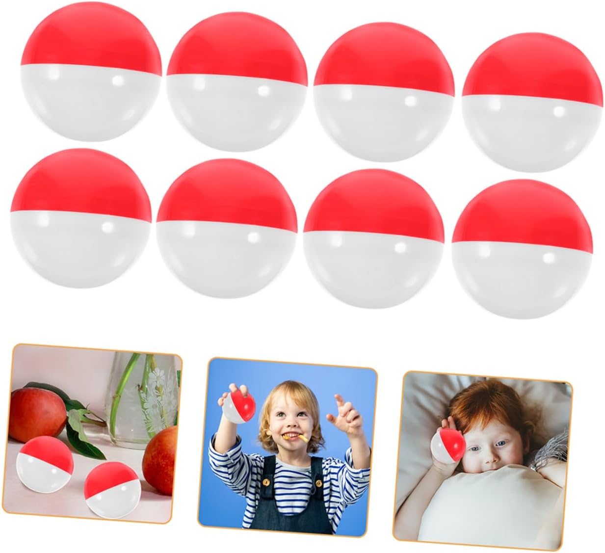 GLEAVI 60pcs Round Fillable Balls for Party Favors