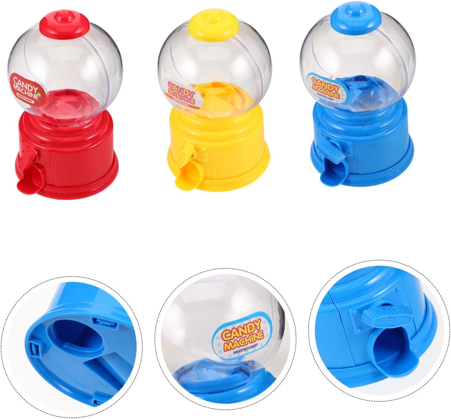 3pcs Mini Vending Machine Candy Dispenser