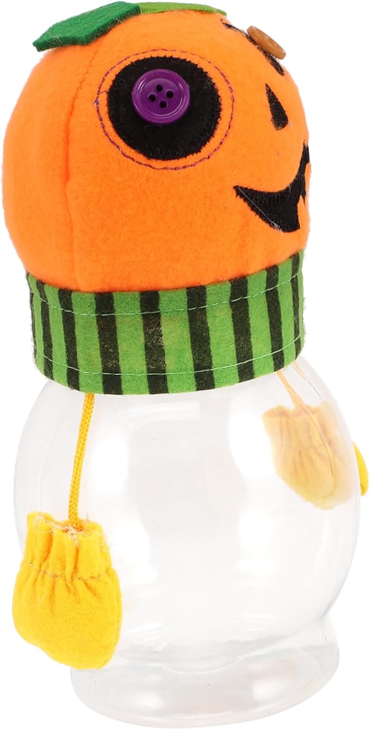 Halloween Candy Jar Creative Pumpkin Design Candy Server for Party Favors and Treats