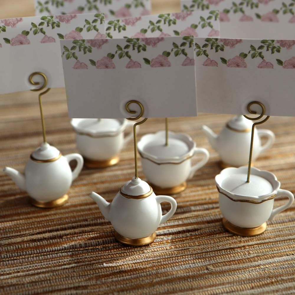 Kate Aspen Pink Tea Party Place Card Holders Set of 6
