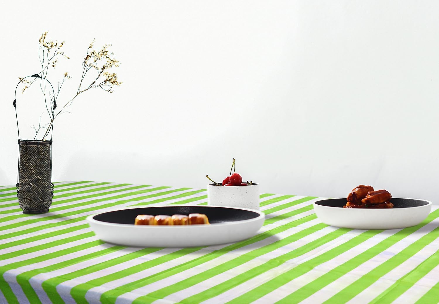 PPhtony Party Table Cover Plastic Washable 1078x54 Inch