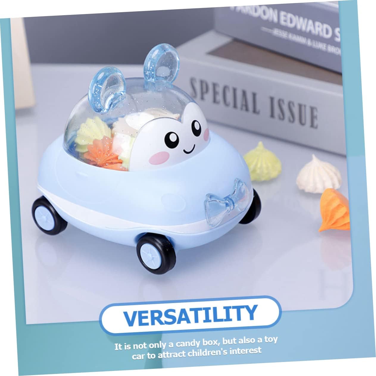 OKUMEYR Adorable Plastic Candy Container Car for Kids