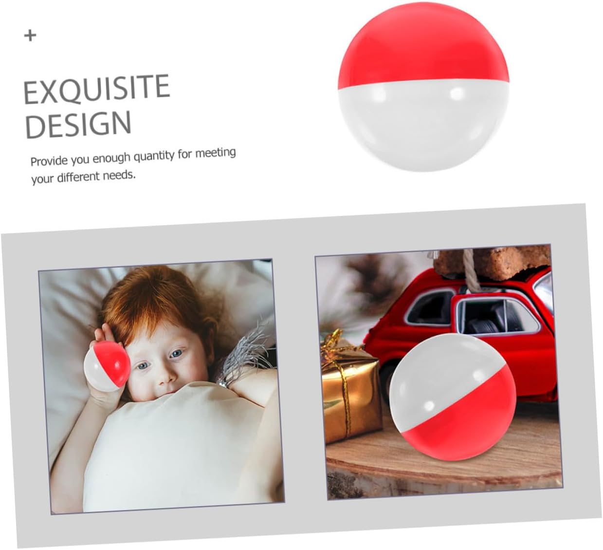 Milisten 100pcs Round Fillable Vending Machine Balls for Party Favors and Crafts