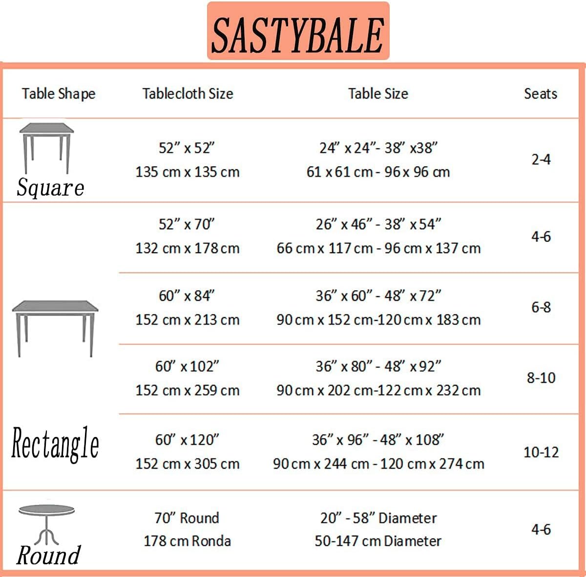 Sastybales Rectangle Tablecloth 60x84 Inch Checkered Spillproof Anti Shrink