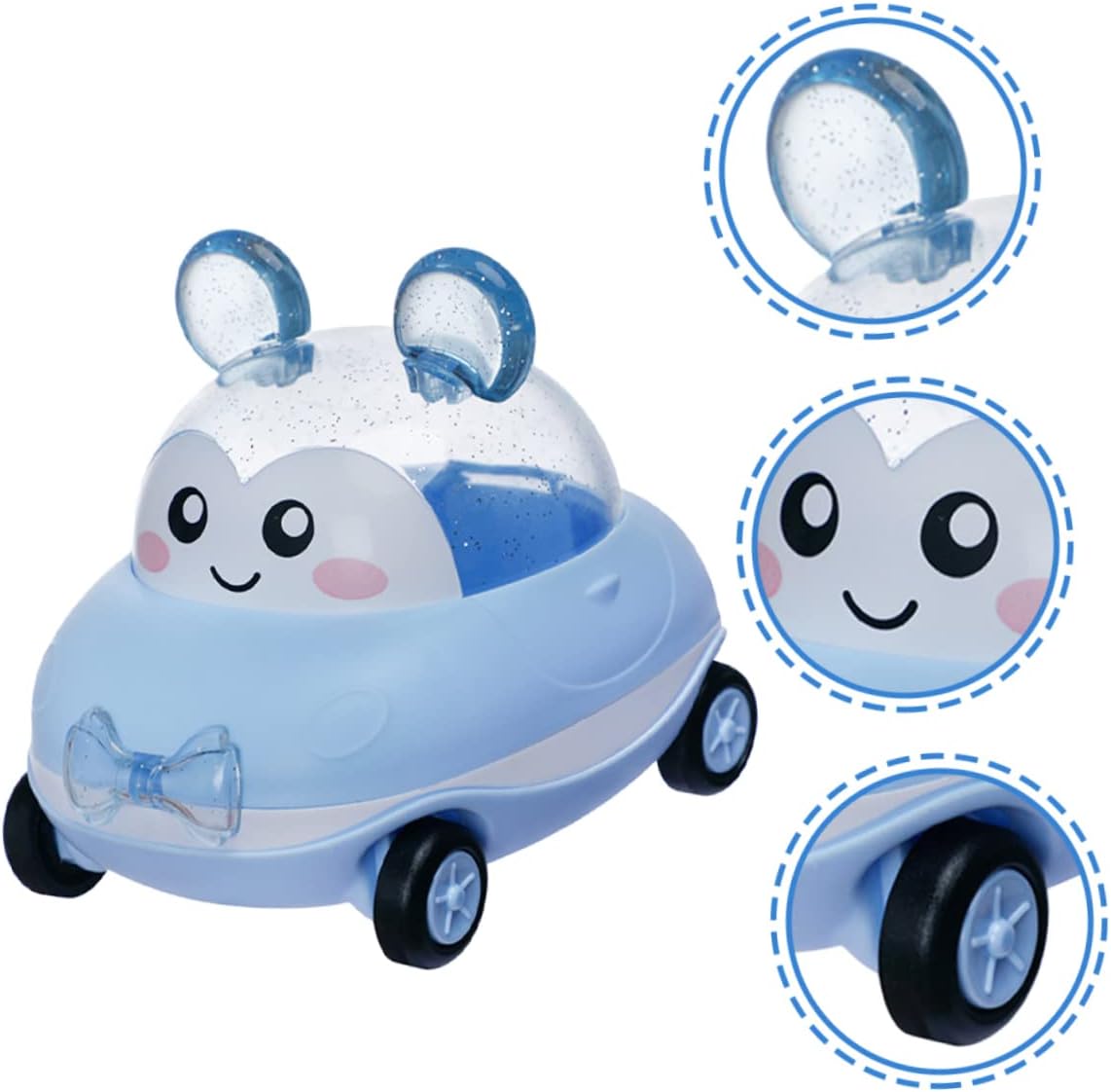 OKUMEYR Adorable Plastic Candy Container Car for Kids