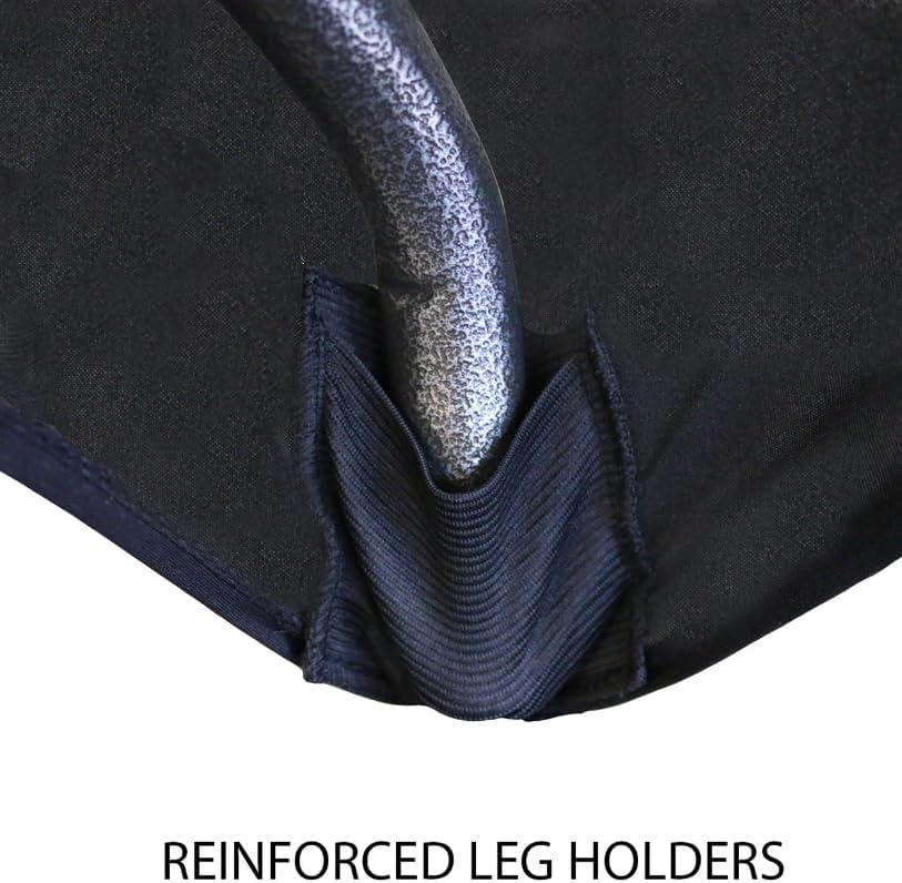 Your Chair Covers - Black Spandex 6 Ft x 18 Inches