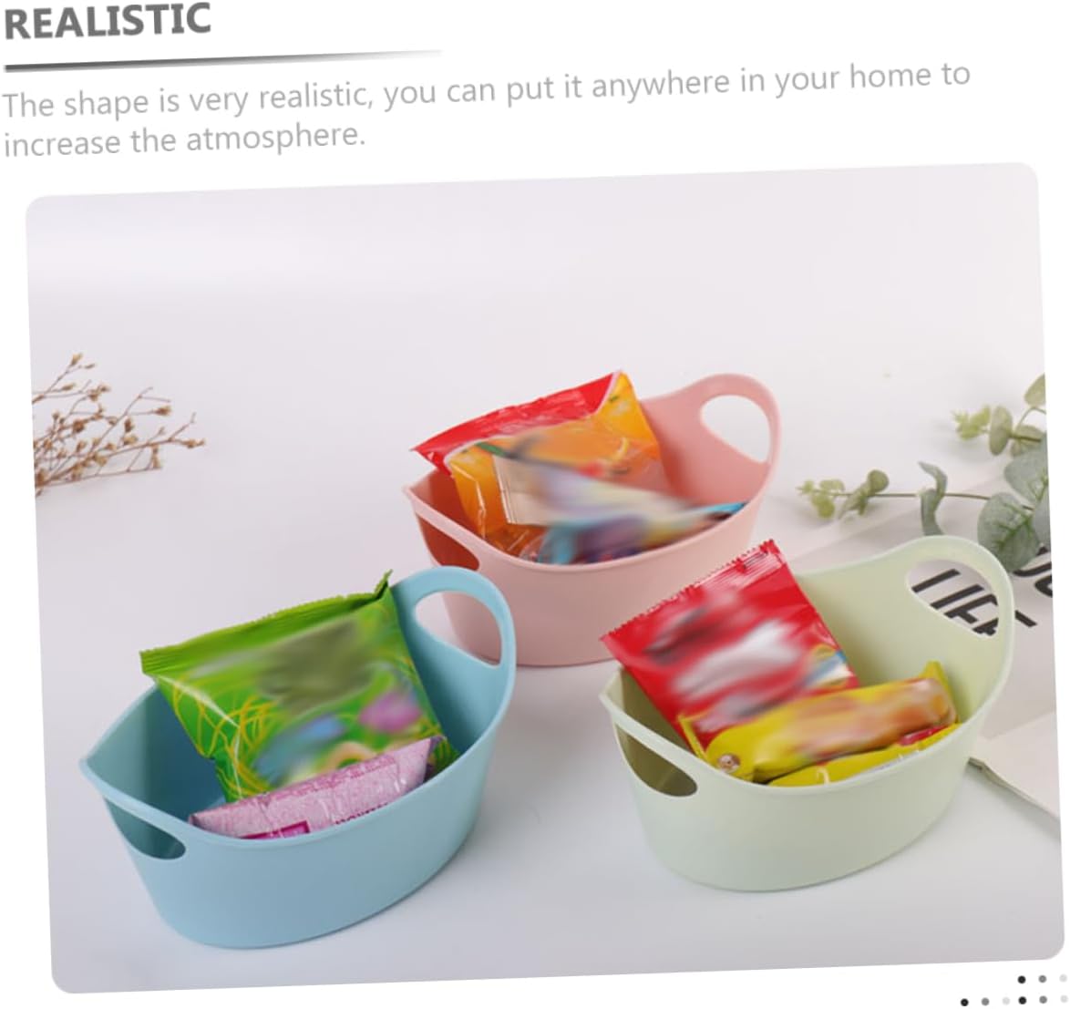 4PCS Snack Ingot Candy Holder for Parties and Home Decor