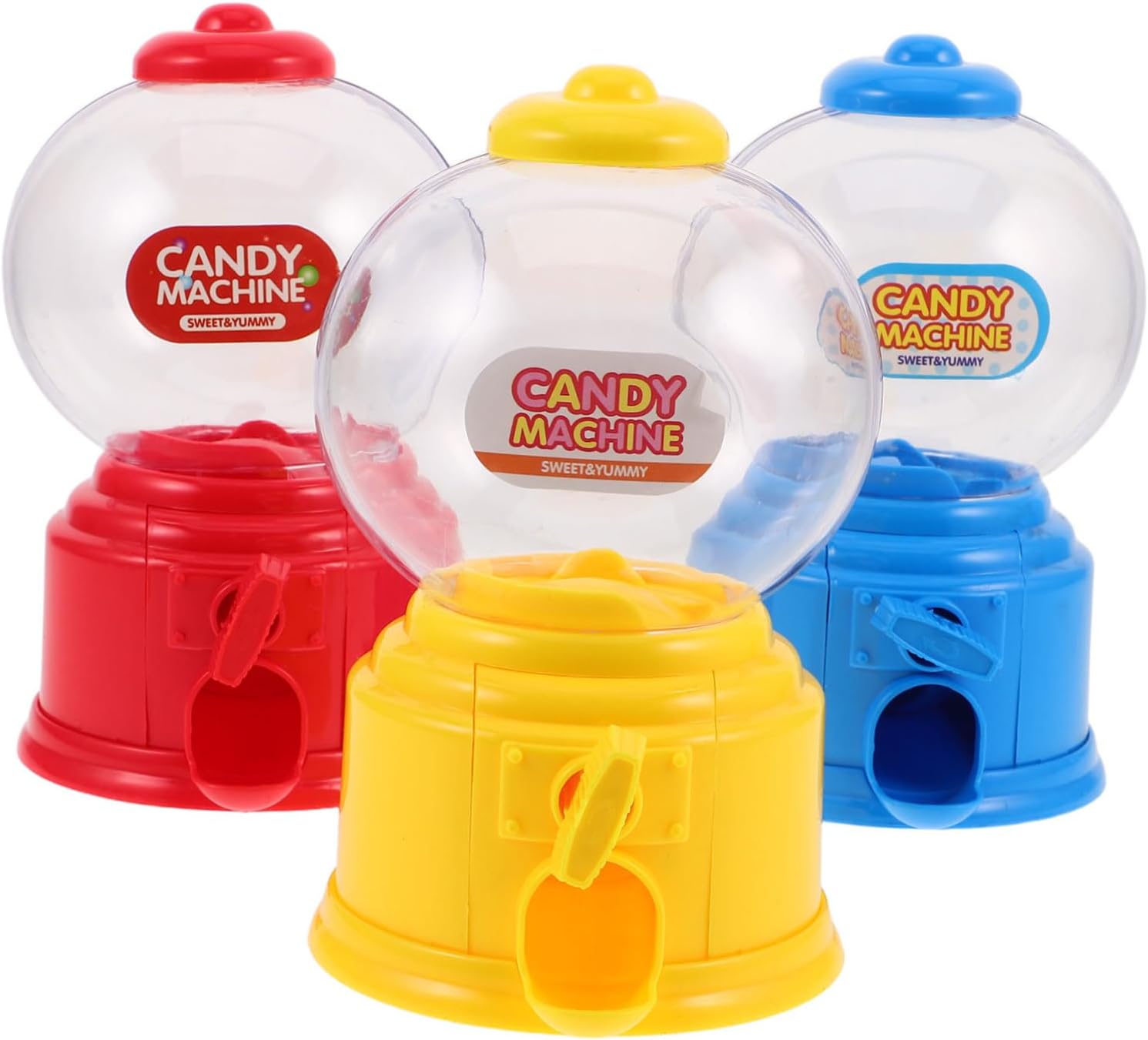 iplusmile 3pcs Mini Candy Dispenser Machine for Kids and Adults