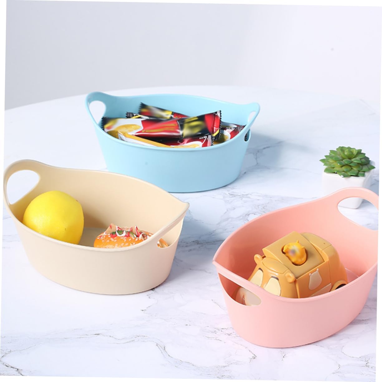 MERRYHAPY 4pcs Ingot Shape Candy Server for Home Decor and Parties