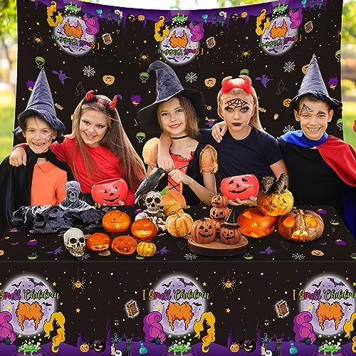 3 Pack Hocus Pocus Halloween Tablecloths 108x54 Inch