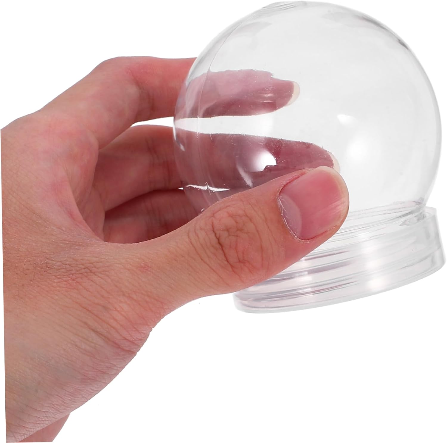 Healifty 140ml Snow Globe Candy Holders 10PCS